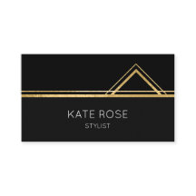 グラムミニマルゴールデン白黒ジオメトリックビップ