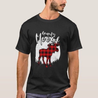 グラムムースレッドプレイドバッファローマッチングファミリーパージ Tシャツ