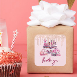 グラムメイクアップガール誕生日 スクエアシール