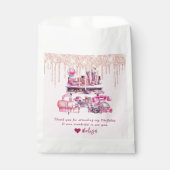 グラムメイクアップパーソナライズされたガール誕生日 フェイバーバッグ (正面)