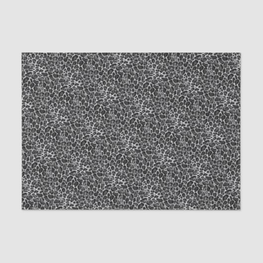 グラムメタリックシルバー小ヒョウ柄 薄葉紙 (正面)