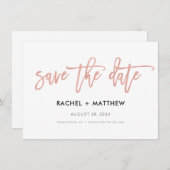 グラムモダンシックおとぎ話バラ金ゴールド保存日付 セーブザデート (正面/裏面)