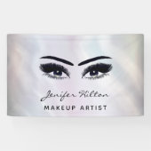 グラムモダンシックなホログラフィックまつげ&眉 横断幕 (横)