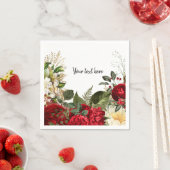 グラムモダンシックな花すべての行事 スタンダードカクテルナプキン (インサイチュ)