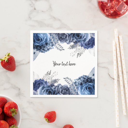 グラムモダンシックな花すべての行事 スタンダードカクテルナプキン (インサイチュ)