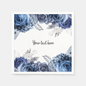 グラムモダンシックな花すべての行事 スタンダードカクテルナプキン (正面)