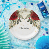 グラムモダンシックな花すべての行事 ペーパープレート (パーティー)