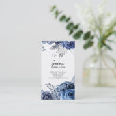 グラムモダンシックな花 名刺 (スタンド正面)