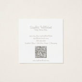 グラムモダンスガーリースタッド&ネックレスセットディスプレイカード (裏面)