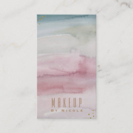 グラムモダンドリーミー水カラー金ゴールドエレガントシック 名刺