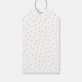 グラムモダンナイトフェイク金ゴールド書道 ギフトタグ (裏面)