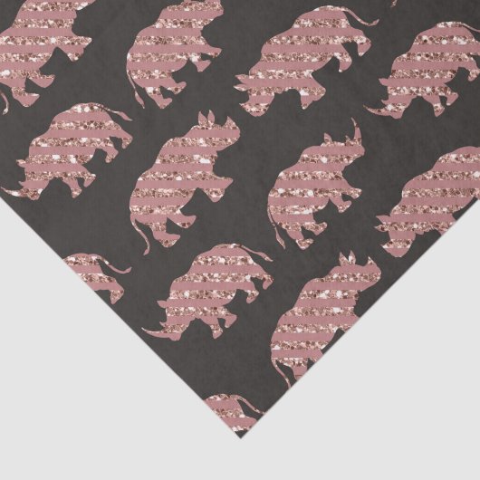 グラムモダンバラ金ゴールドグリッターリストライプのノス 薄葉紙 (詳細)