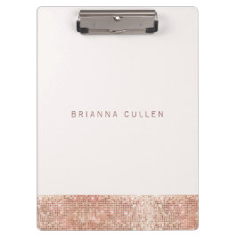 グラムモダンバラ金ゴールドセクインブラック クリップボード