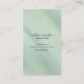 グラムモダン虹彩輝くロウソク気にブシン 名刺 (裏面)