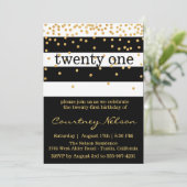 グラムモダン誕生日招待状 招待状 (スタンド正面)