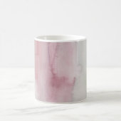 グラムモダン赤面ピンクブルー金ゴールド コーヒーマグカップ (中央)