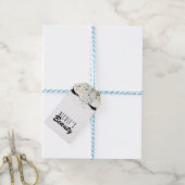 グラムモダン金ゴールドシルバーブラックまつ毛美しい ギフトタグ (より糸付き)