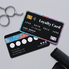 グラムユニークグリッタークレジットカードスタイル美容師 ロイヤリティカード
