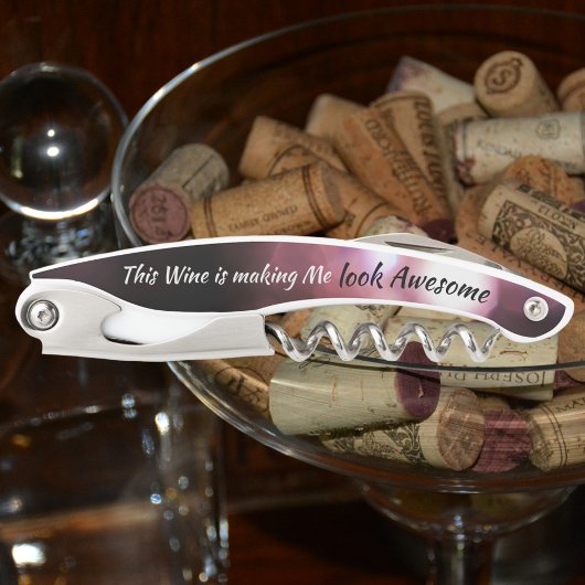 グラムユーモアのあるワインメイキング私を見る素晴らしバラ ソムリエナイフ