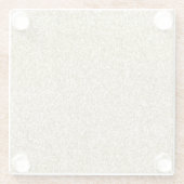 グラムラクセ金ゴールドグリッター       ガラスコースター (裏面)