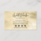 グラムラグジュアリーエレガントボホアメジストクリスタル 名刺 (裏面)