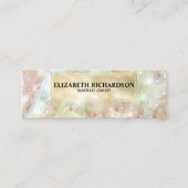 グラムラグジュアリーエレガント虹色ジュエリーディスプレイ スキニー名刺 (正面)