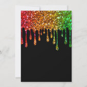 グラムラスタレインボーグリッタードリップスバースデーパーティー 招待状 (裏面)