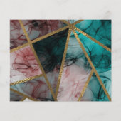 グラムラスト赤面ティール（緑がかった色）&金ゴールドシッモダンク救デート (裏面)