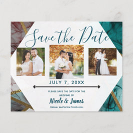 グラムラスト赤面ティール（緑がかった色）&金ゴールドシッモダンク救デート