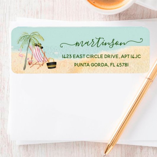 グラムラブザビーチハットバッグ ラベル