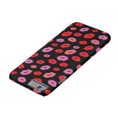 グラムリッププリント美しいピンク/赤/黒 Case-Mate iPhoneケース (底)