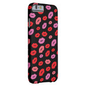 グラムリッププリント美しいピンク/赤/黒 Case-Mate iPhoneケース (裏面/右)