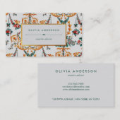 グラムルクセアンティークシャトーフランスのバラ壁紙 名刺 (正面/裏面)