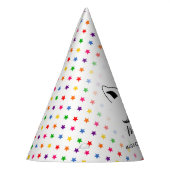 グラムレインボーユニコーン誕生日 パーティーハット (左)