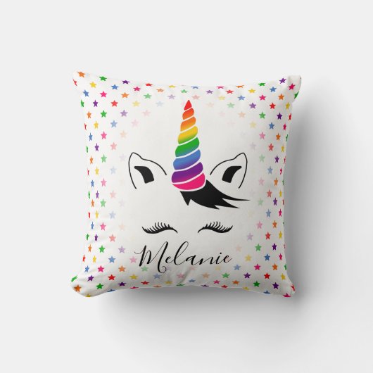 グラムレインボーユニコーン クッション (正面)
