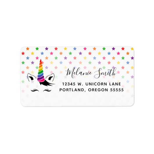 グラムレインボーユニコーン ラベル (正面)