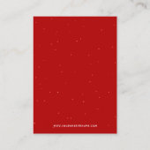 グラムレッドイヤリングジュエリー展 名刺 (裏面)