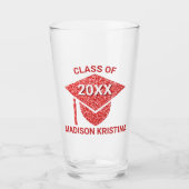 グラムレッドキャップエレガントおめでとう タンブラーグラス (正面)