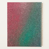 グラムレッドモダングリタリーキスリップスティックのインプリント プランナー手帳 (裏面)