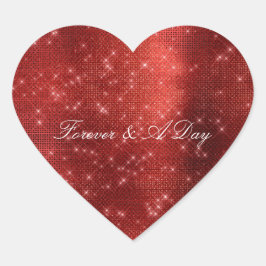 グラムレッド輝き ハートシール