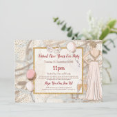 グラムレディ紙吹雪スパークリー仮想新年パーティー 招待状 (スタンド正面)