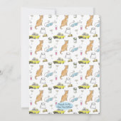 グラムレトロカクテルパーティーハンドドローブライダルシャワー 招待状 (裏面)