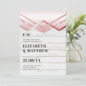 グラムロセゴールドDECOウェディング招待シックモダン (スタンド正面)