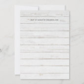 グラムロセゴールドDECOウェディング招待シックモダン (裏面)