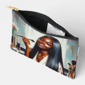 グラム女神メイクアップバッグII アクセサリーポーチ (見開き)