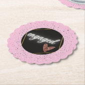 グラム婚約したパステル ペーパーコースター (アングル)