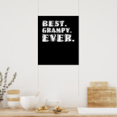 グラム最高のピー祖父 ポスター (キッチン)