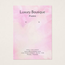 グラム水彩ピンクジュエリーイヤリングディスプレイ