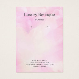 グラム水彩ピンクジュエリーイヤリングディスプレイ