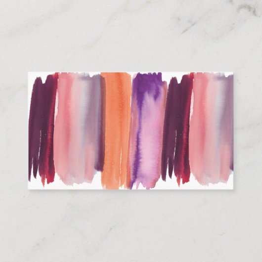 グラム爪、 ネイルポーランドアートマニキュアサロン名刺 名刺 (裏面)